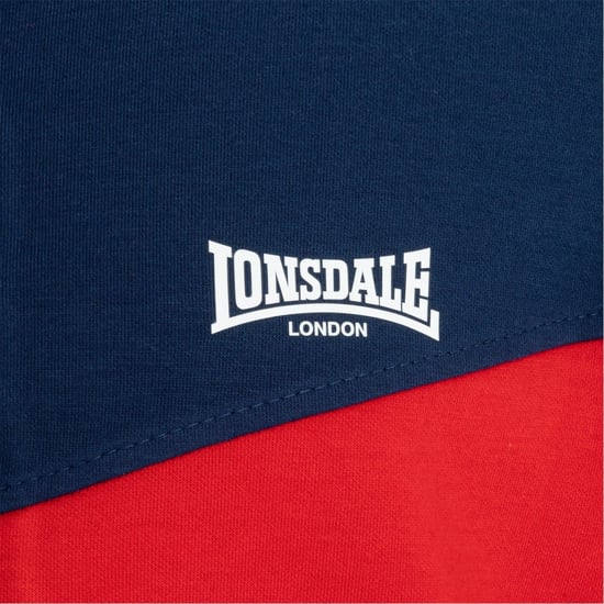Men's Lonsdale Tracksuit in Red/Navy - Image 3