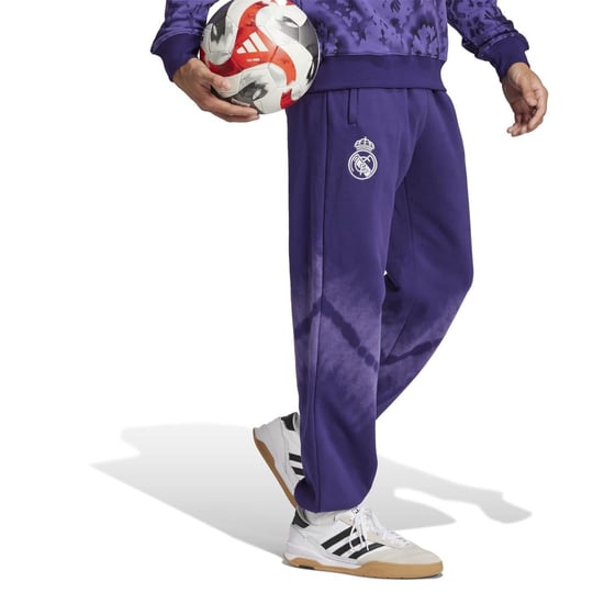 Men's adidas Real Madrid Tracksuit Bottoms in Dark Purple - Image 4