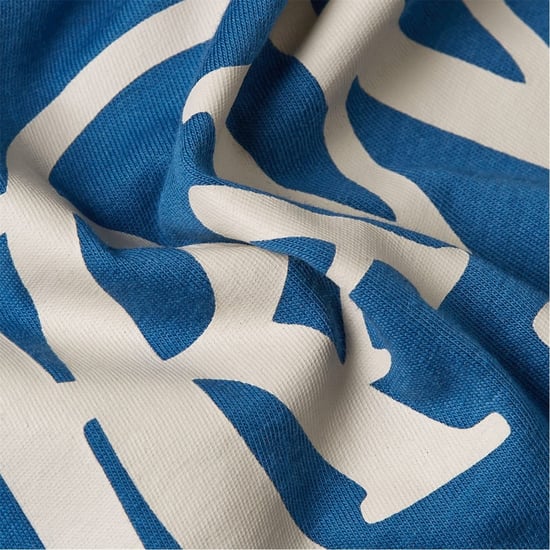 Men's G Star Regular Fit Lettering Crew Neck T-Shirt in Retro Blue - Image 4