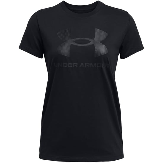 Women's Under Armour Sportstyle Graphic Short Sleeve in Blk/Blk - Image 1