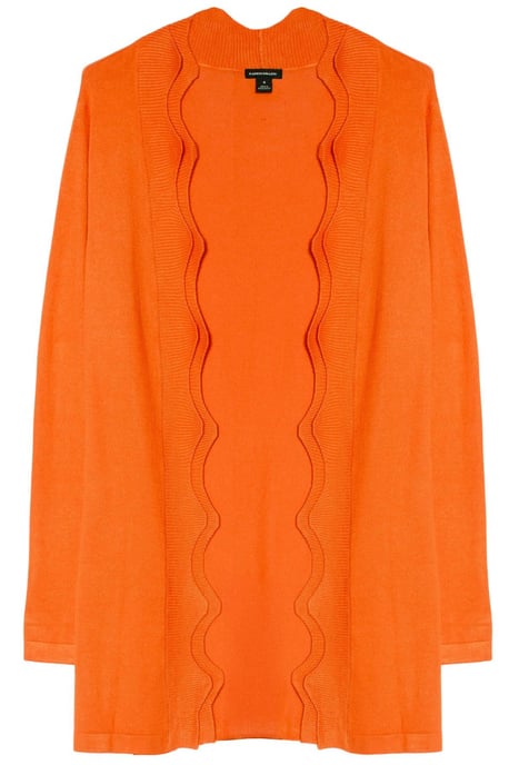 Scallop Edge Longline Cardigan - Image 2