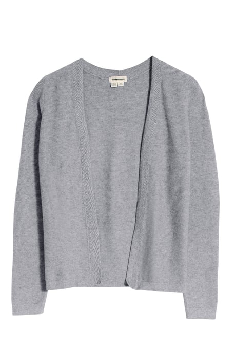 Herringbone Edge Open Cardigan - Image 2
