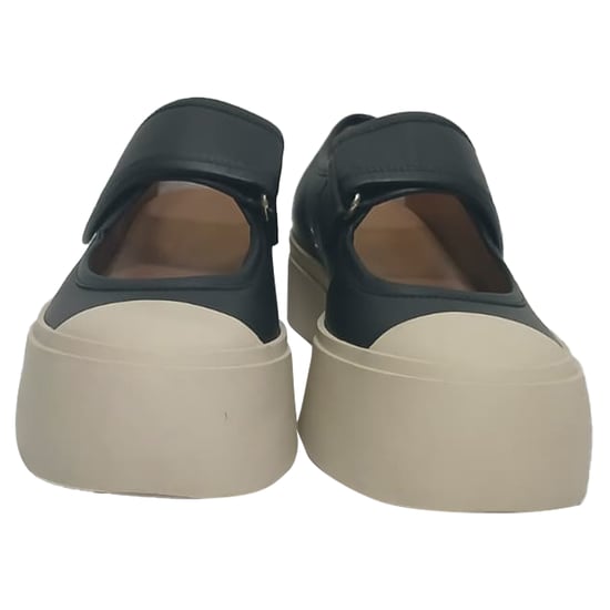 Marni Pablo Mary-Jane Sneakers in Black Nappa Calf Leather - Image 2