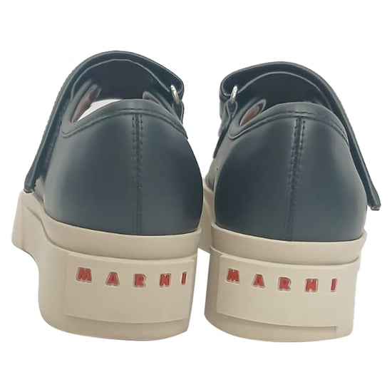 Marni Pablo Mary-Jane Sneakers in Black Nappa Calf Leather - Image 3