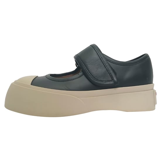 Marni Pablo Mary-Jane Sneakers in Black Nappa Calf Leather - Image 4