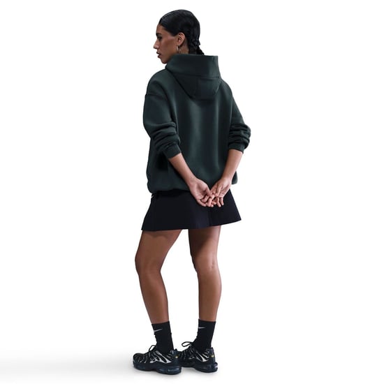 Women's Nike Phoenix Fleece Over Oversized Pullover Hoodie in Seaweed/Sail - Image 4