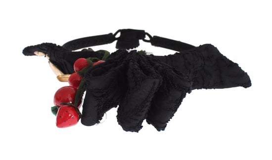 Dolce & Gabbana Diadem Hårband Tiara Bärfrukt Kristall Slips Hår - Image 3