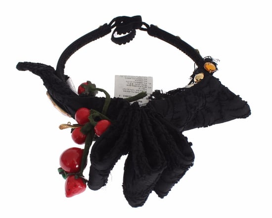 Dolce & Gabbana Diadem Hårband Tiara Bärfrukt Kristall Slips Hår - Image 4