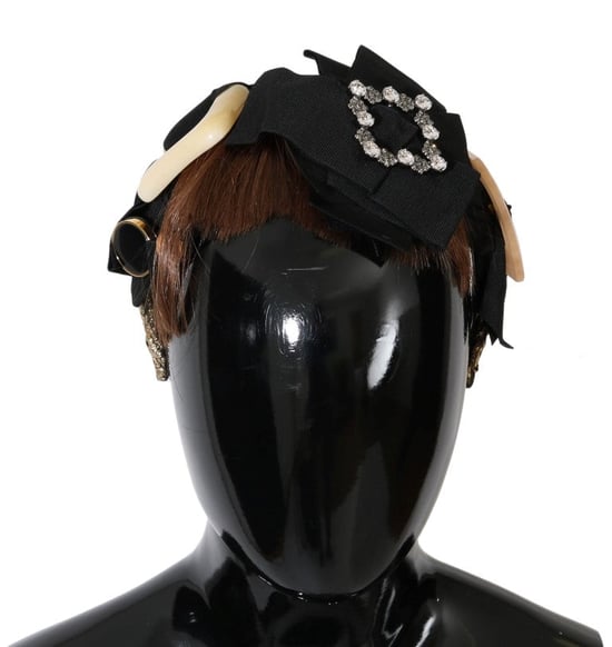 Dolce & Gabbana Klart Kristall Brun Hårband - Image 2