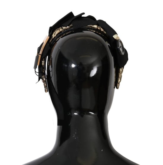Dolce & Gabbana Klart Kristall Brun Hårband - Image 3