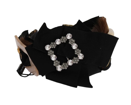 Dolce & Gabbana Klart Kristall Brun Hårband - Image 4