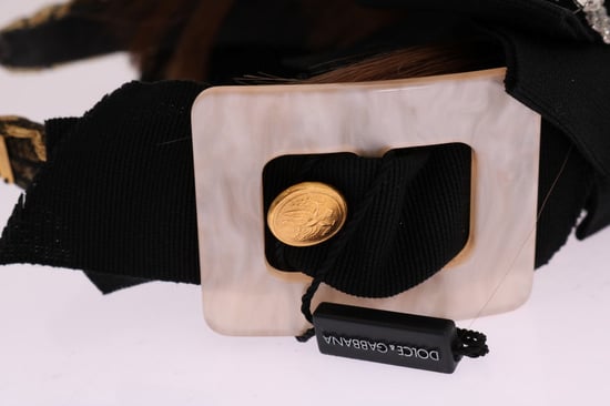 Dolce & Gabbana Klart Kristall Brun Hårband - Image 6