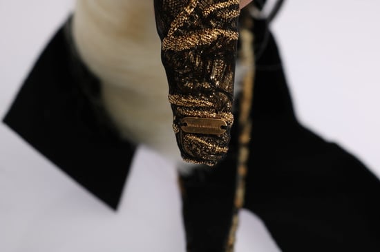 Dolce & Gabbana Svart Kristall Vitt Diadem Huvudband - Image 6