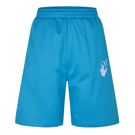 Men's Off White Off Skte Shorts in Cyan Blue - Image 1