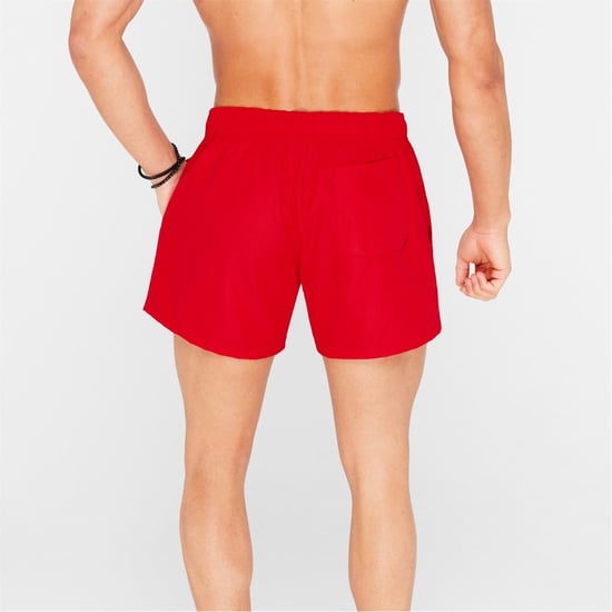 Men's Hugo Boss Abas Swim Shorts in Red 693 - Image 3