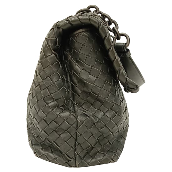 Bottega Veneta Medium Olimpia Shoulder Bag in Grey Nappa Leather - Image 3