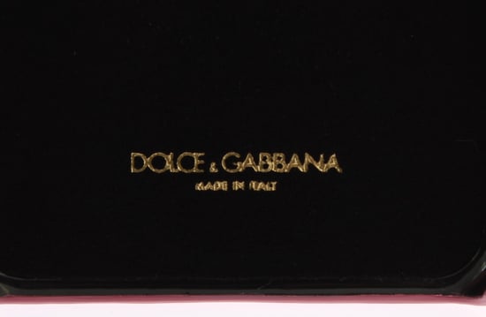 Dolce & Gabbana Chic Roze Leren Telefoonhoes voor Vrouwen met Hartversiering - Image 6
