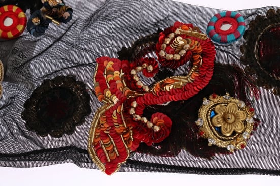 Dolce & Gabbana Elegant Dekorerade Kristallstrumpor för Damer - Image 3