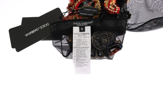 Dolce & Gabbana Elegant Dekorerade Kristallstrumpor för Damer - Image 5