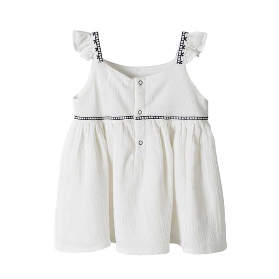 Minoti Geborduurde top & zwembroek meisjes Gingham (Wit/zwart) - Image 3