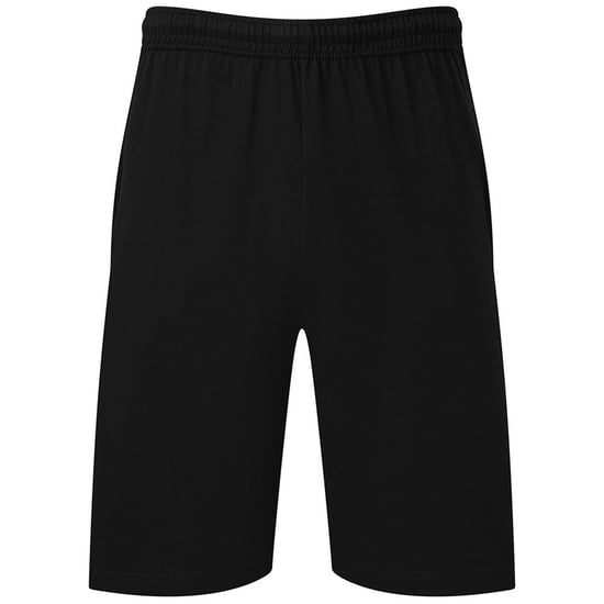 Fruit of the Loom Unisex Jersey Shorts voor volwassenen (Zwart) - Image 1