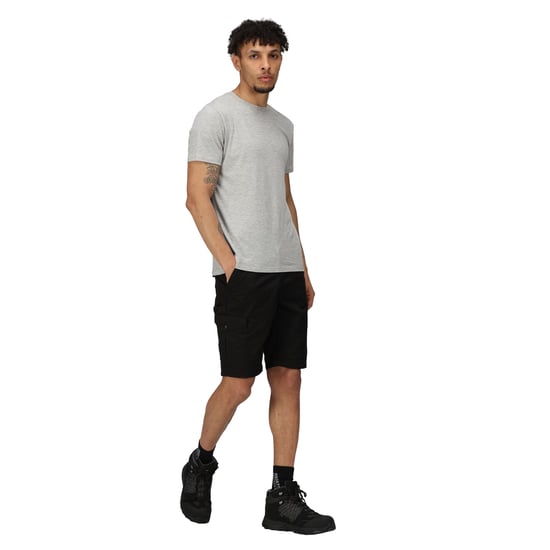 Regatta Mens Pro Cargo Shorts (Black) - Image 3