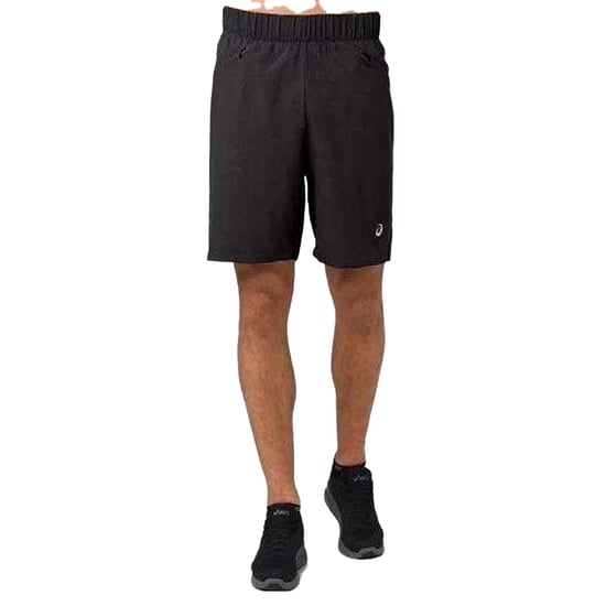 Asics Mens 2 in 1 Shorts (Black) - Image 1