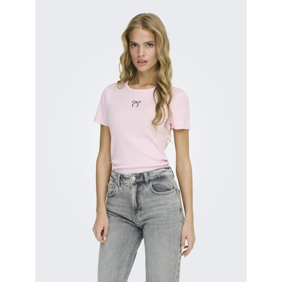 Only Onlelva june emb s/s tee jrs noos - Image 1
