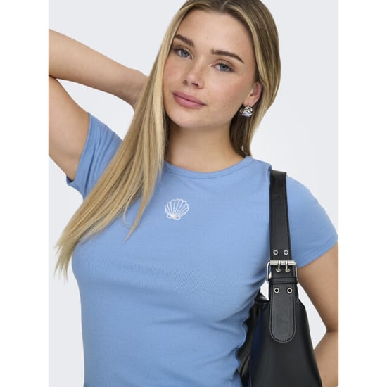 Only Onlelva june emb s/s tee jrs noos - Image 2