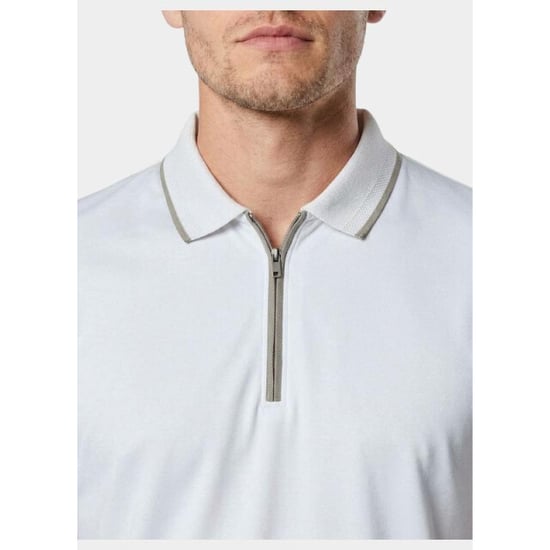 Bos Bright Blue Polo heren 25016/white - Image 3