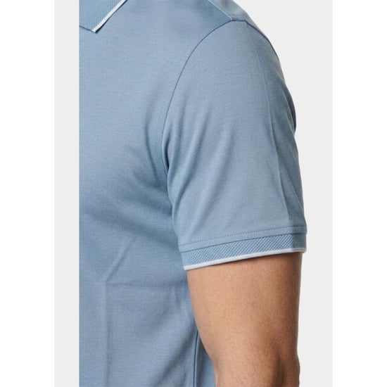 Bos Bright Blue Polo heren 25016/l. blue - Image 4