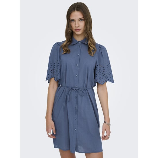 Only Onlhaskel 2/4 short emb belt dress - Image 1