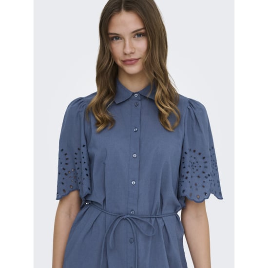 Only Onlhaskel 2/4 short emb belt dress - Image 2