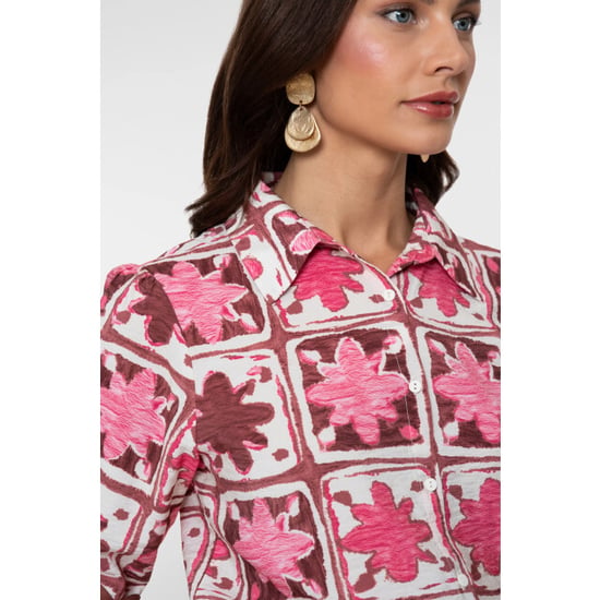 Geisha 63489-20 420 blouse pink/merlot - Image 6