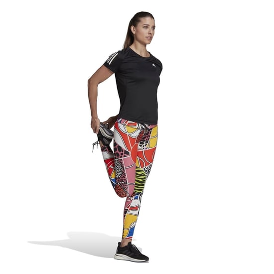 Women's adidas Skinny Fit Running Athletic Tights in Multi colour - Image 4