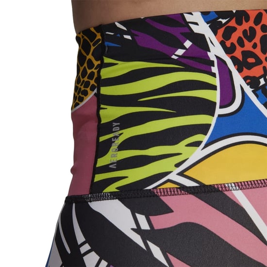 Women's adidas Skinny Fit Running Athletic Tights in Multi colour - Image 6