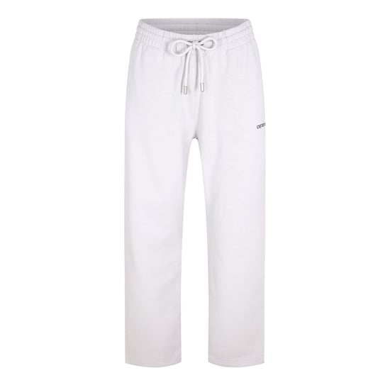 Men's Off White Pxl Diag Solid Patterned Sweatpants in Stone/Black - Image 1