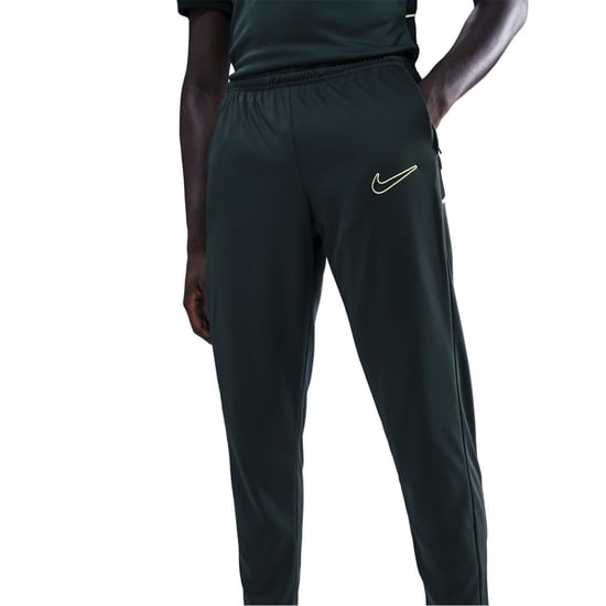 Men's Nike Zippered Tracksuit Bottoms Mens in Black/Lime - Image 1