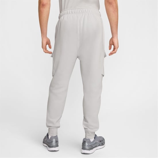 Men's Nike NSW SW AIR CARGO PANT FLC BB in Grey/White - Image 2