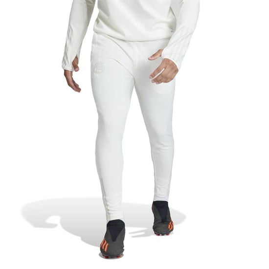 Men's adidas FC Barcelona Slim Fit Athletic Pants in White - Image 2