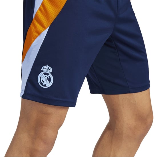 Men's adidas Real Pro Shorts in Nvy/Orange/Blue - Image 5
