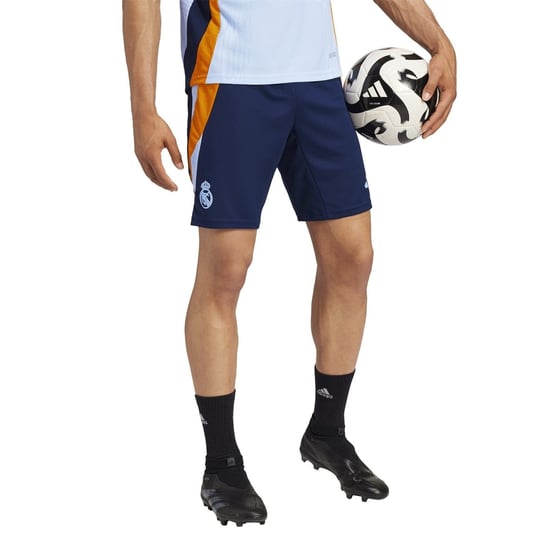 Men's adidas Real Pro Shorts in Nvy/Orange/Blue - Image 6