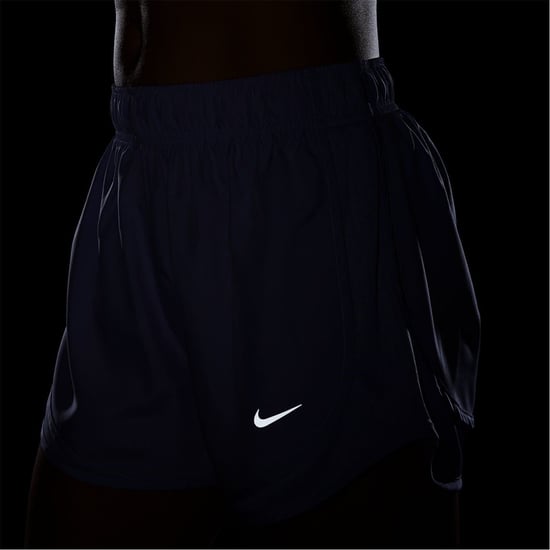 Women's Nike Dri FIT Mid Rise Brief Lined Running Shorts in Lilac Ice - Image 4