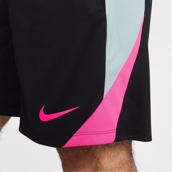 Men's Nike Football Shorts Adults in Black/Pink - Image 5