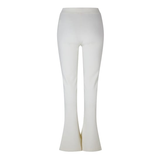 Women's Off White Sleek Split Leggings in White - Image 2