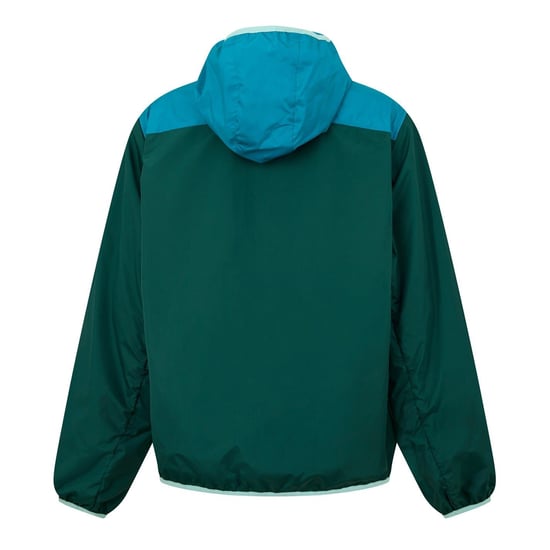 Men's Ambush Packable Hooded Windbreaker in Evergreen/Black - Image 2