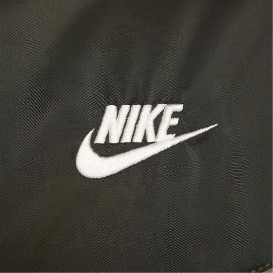 Men's Nike Windrunner Hooded Jacket in Olive/Black - Image 4