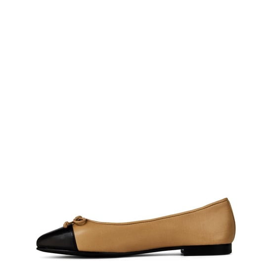 Women's Tory Burch Toe Ballet Flats in Ginger Black - Image 3