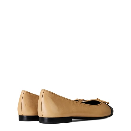 Women's Tory Burch Toe Ballet Flats in Ginger Black - Image 5