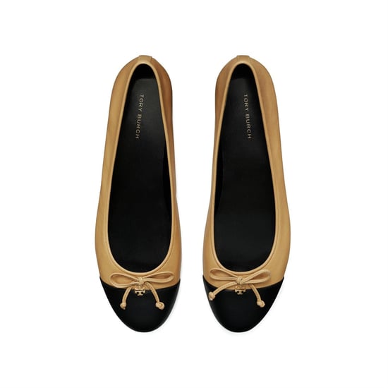 Women's Tory Burch Toe Ballet Flats in Ginger Black - Image 6